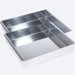 Roaster, 2 pieces (stainless steel)