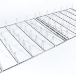 Fischrost lang, 10er Teilung / fish grid10 long, for HELIA48,  for 10 fishes