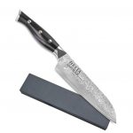 Santoku-Messer Damaststahl / Santoku-Knife Damascus steel